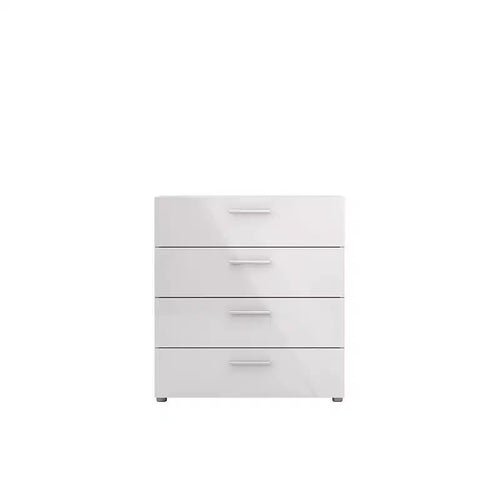 HomeStock 6.57 in.H Particle Board Vertical Dressers with 4 - Drawers in Beige Finish
