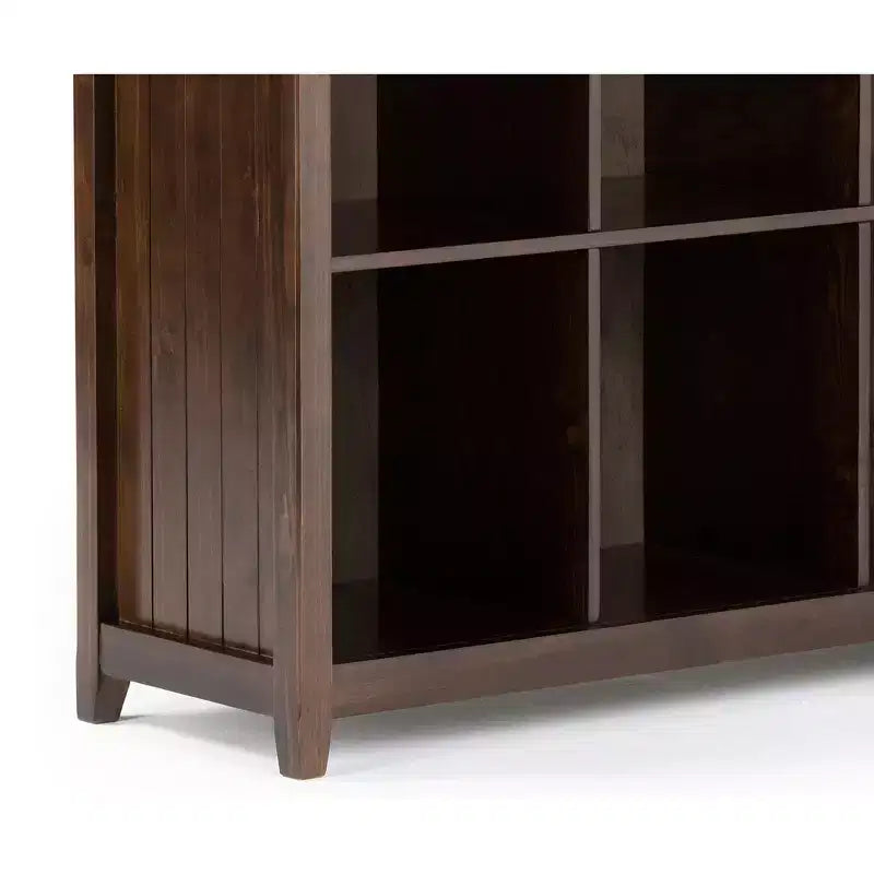 Normandy Solid Wood 48" x 44" Transitional 9-Cube Bookcase and Storage Unit