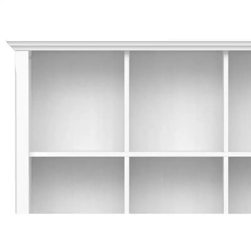 Normandy Solid Wood 48" x 44" Transitional 9-Cube Bookcase and Storage Unit