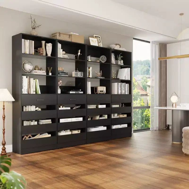 Besiost 80" Tall Pantry Cabinet with Drawers