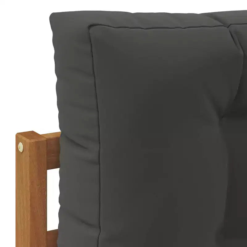 vidaXL Outdoor Corner Sofa in Solid Acacia Wood - Natural Finish