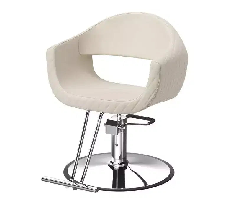 Karl Home Extra Wide Rhombus Stitch Pattern Hair Stylist Salon Chair
