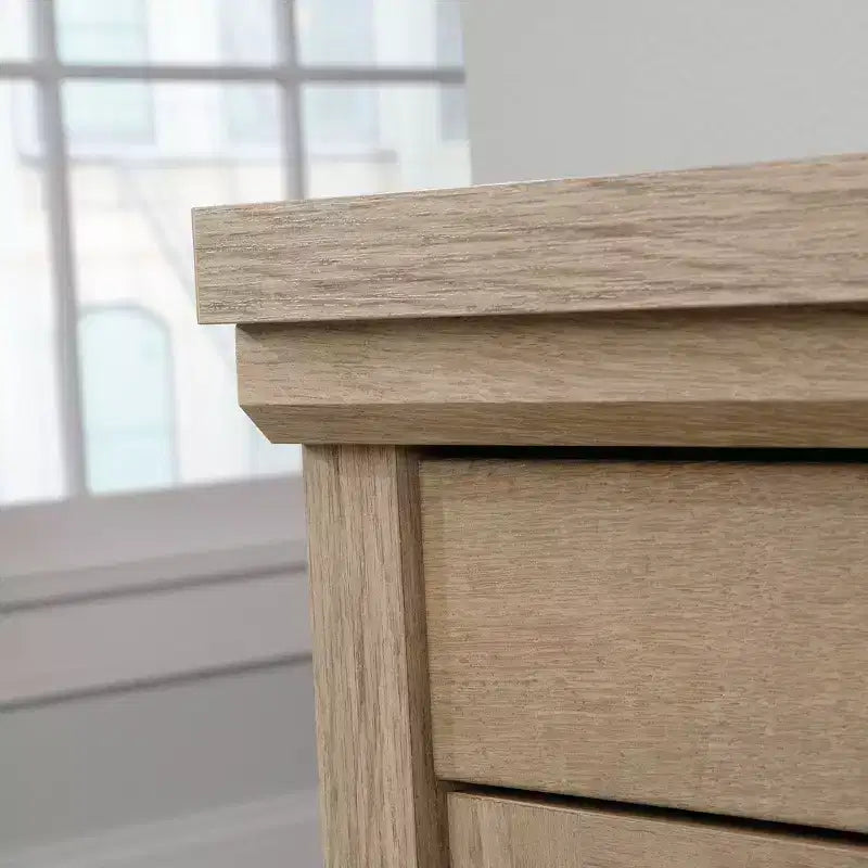 2-Door Library Base Cabinet in Prime Oak with Adjustable Shelf and Storage Drawer - Farmhouse Style