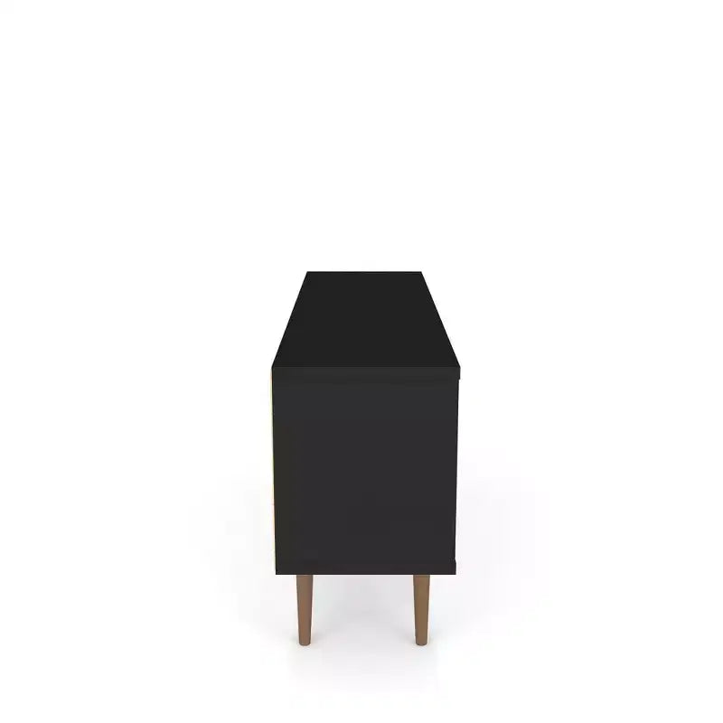 53.14" Mid-Century Modern TV Stand for TVs up to 50" with Tapered Legs and Cord Management