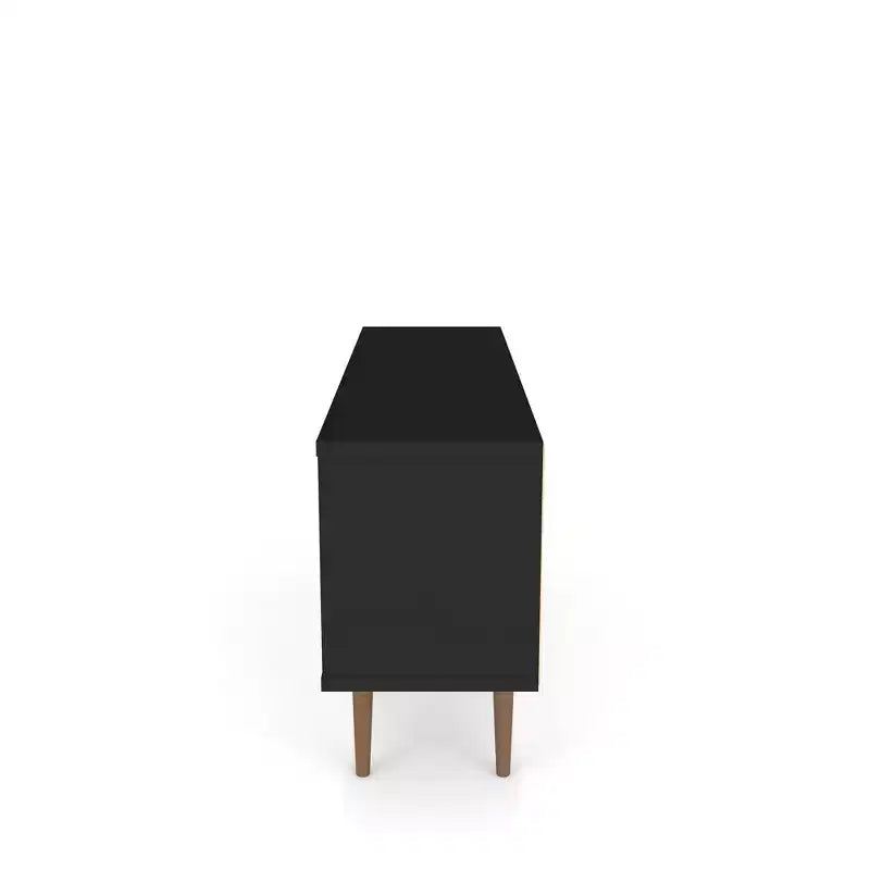 53.14" Mid-Century Modern TV Stand for TVs up to 50" with Tapered Legs and Cord Management