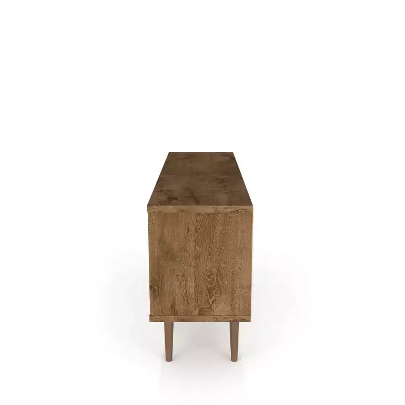 53.14" Mid-Century Modern TV Stand for TVs up to 50" with Tapered Legs and Cord Management