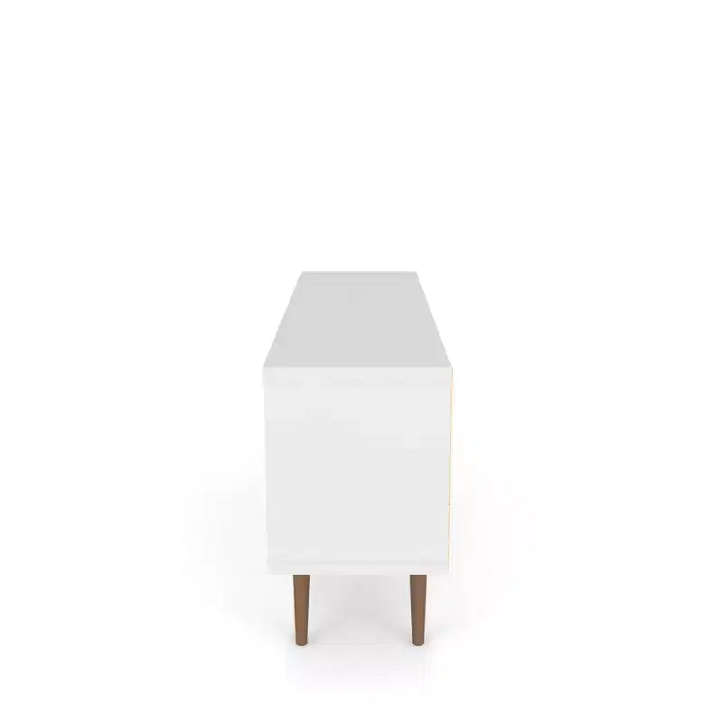 53.14" Mid-Century Modern TV Stand for TVs up to 50" with Tapered Legs and Cord Management