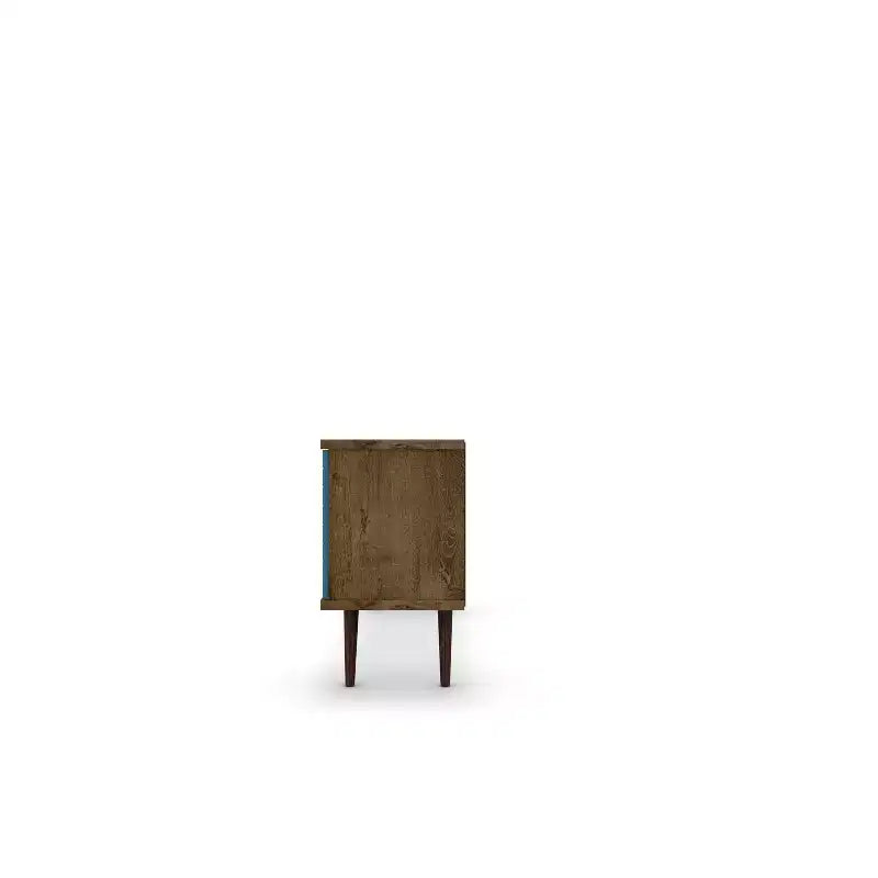 53.14" Mid-Century Modern TV Stand for TVs up to 50" with Tapered Legs and Cord Management