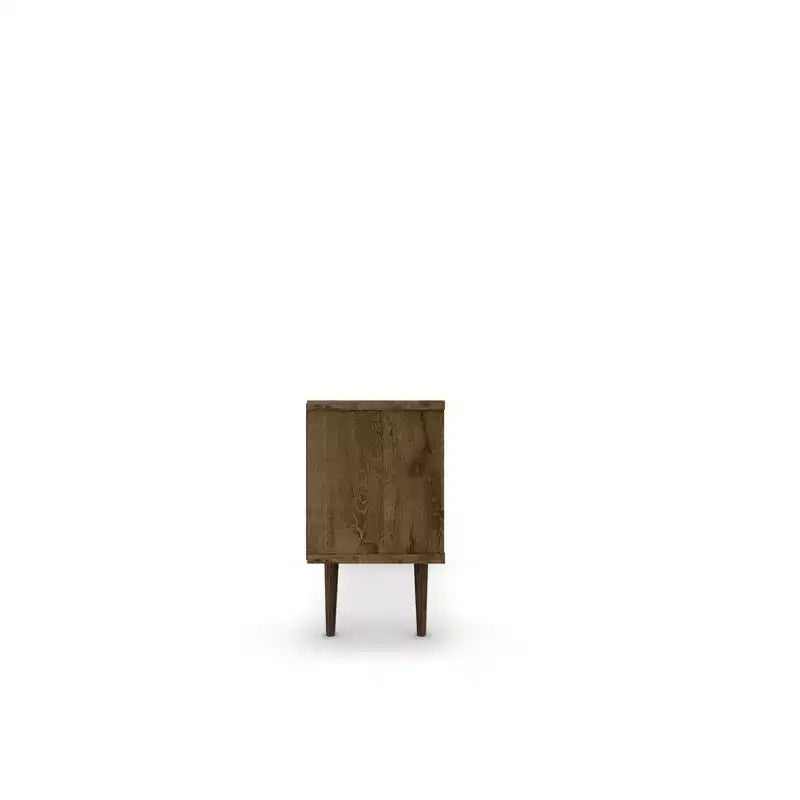 53.14" Mid-Century Modern TV Stand for TVs up to 50" with Tapered Legs and Cord Management