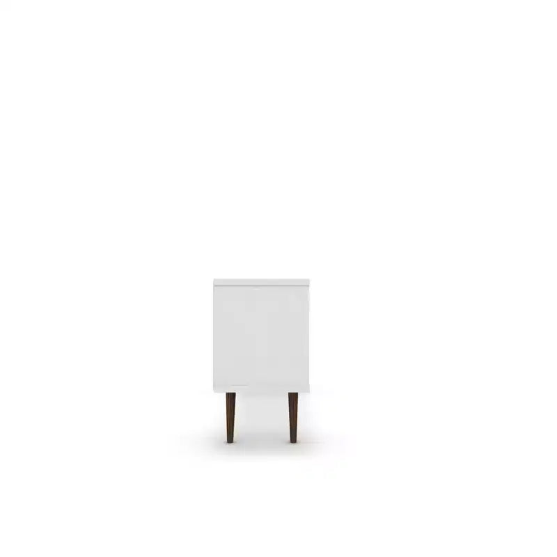53.14" Mid-Century Modern TV Stand for TVs up to 50" with Tapered Legs and Cord Management
