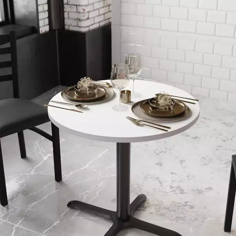 Flash Furniture 30" Round Table Top with Reversible Laminate Finish