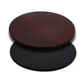 Flash Furniture 30" Round Table Top with Reversible Laminate Finish