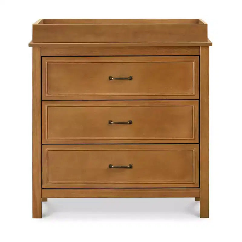 3-Drawer Nursery Dresser in Solid New Zealand Pinewood with Anti-Tip Kit and Euro Glides