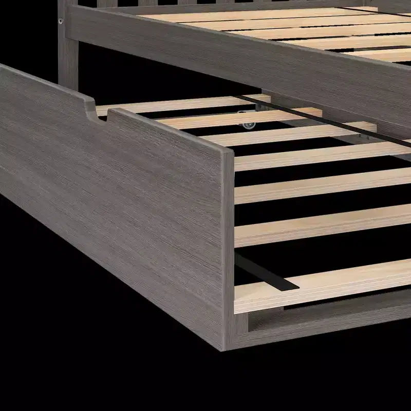 Max and Lily Twin Trundle Bed Frame