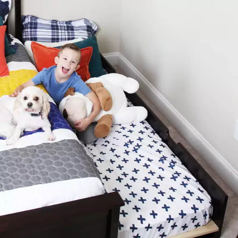 Max and Lily Twin Trundle Bed Frame