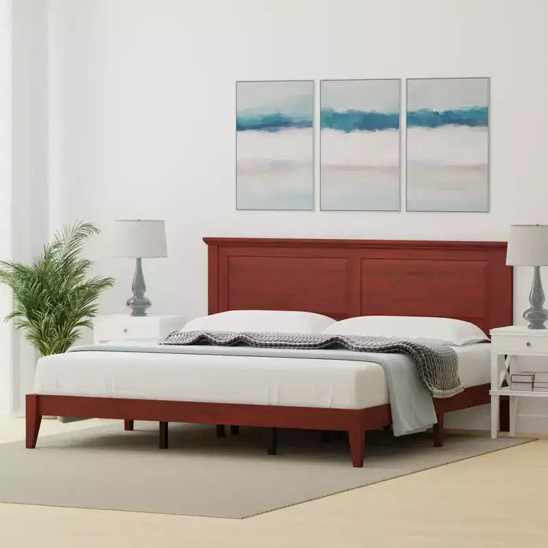 Glenwillow Home Cottage Style Solid Wood Platform Bed