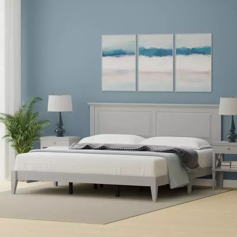 Glenwillow Home Cottage Style Solid Wood Platform Bed
