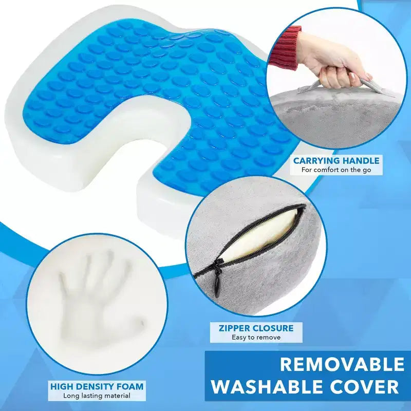 Mount-It! ErgoActive Cooling Gel Seat Cushion