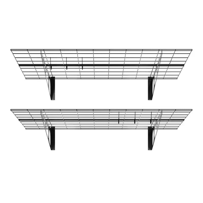 Heavy Duty Bike Rack with 6 Hooks - Stores up to 4 Bikes